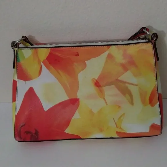 Guess Blessing Yellow Floral Cross-body Bag - Picture 3 of 13